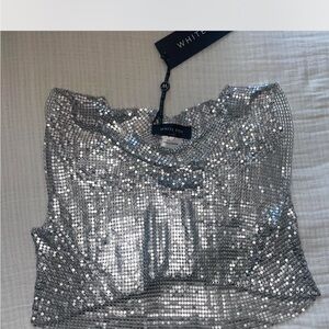 White Fox Boutique “Make my own way glomesh top”